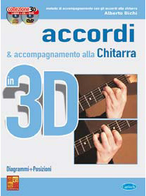 ACCORDI E ACCOMPAGNAMENTO CHITARRA 3D + CD+DVD