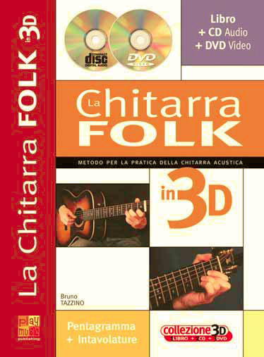 LA CHITARRA FOLK IN 3D + CD - Bruno Tazzino