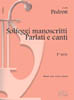 SOLFEGGI MANOSCRITTI (PARLATI E CANTATI). 2